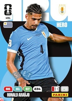 Ronald Araujo Uruguay Panini FIFA World Cup 2026 Adrenalyn XL #494